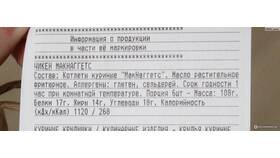 Сроки хранения продуктов McDonald's в Фамилия