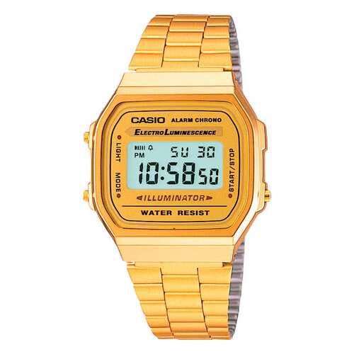 Наручные часы электронные мужские Casio Illuminator Collection A-168WG-9 в Фамилия