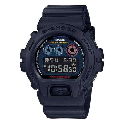 Японские наручные часы Casio G-SHOCK DW-6900BMC-1ER с хронографом в Фамилия