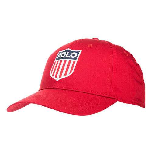 Бейсболка мужская Polo Ralph Lauren 710783453002 красная в Фамилия