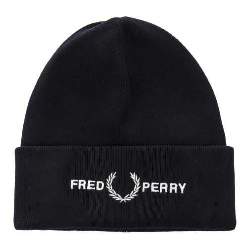Шапка бини мужская Fred Perry C7141 синяя в Фамилия