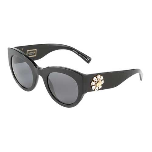 Солнцезащитные очки женские VERSACE 0VE4353BM53148751 черные в Фамилия