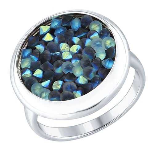 Кольцо женское SOKOLOV из серебра с кристаллами Swarovski 94012430 р.16.5 в Фамилия