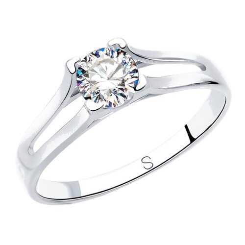Кольцо женское SOKOLOV из серебра со Swarovski Zirconia 89010119 р.19.5 в Фамилия
