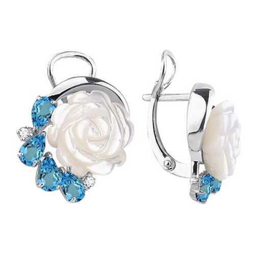 Серьги Aquamarine 4470605 в Фамилия