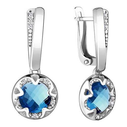 Серьги Aquamarine 4724293А.5 в Фамилия