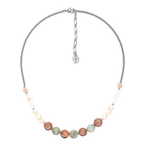 Колье женское Nature Bijoux NB20.1-15-41064 бежевое/голубое/золотистое в Фамилия