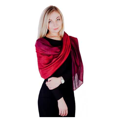 Палантин женский Le Motif Couture SMG02-10 бордовый в Фамилия