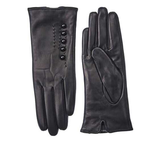 Перчатки женские Dr.Koffer H660123-236 черные 6,5 в Фамилия