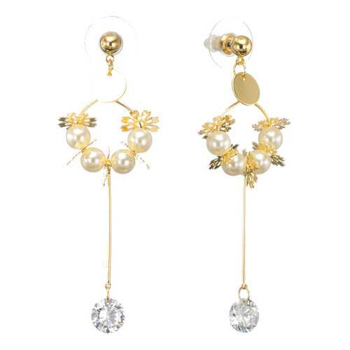 Серьги Corona Style B005E1124225 золотистые в Фамилия