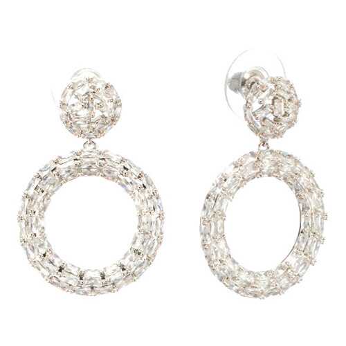 Серьги Corona Style B005E1128543 серебристые в Фамилия