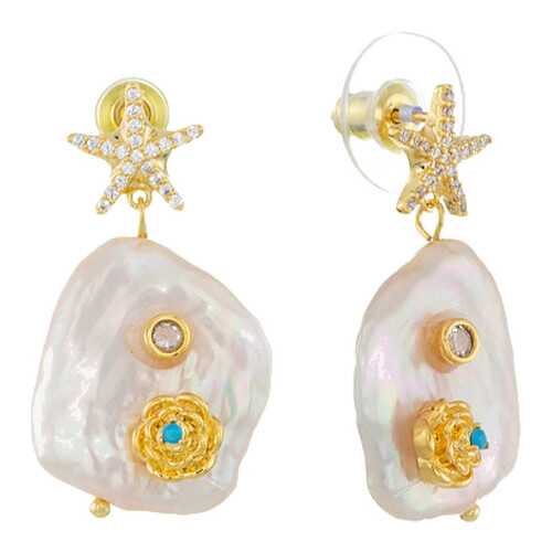 Серьги Corona Style B006E10864 золотистые в Фамилия