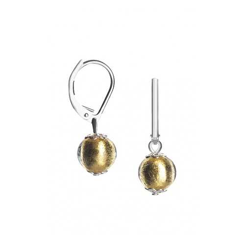 Серьги Perla Piccolo Argento 09030704 золотистые в Фамилия