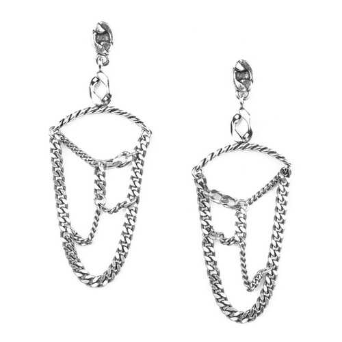 Серьги женские ORI TAO OT-12-29062 серебристые в Фамилия