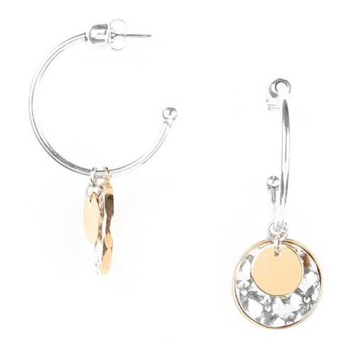 Серьги женские ORI TAO OT-12-29087 серебристые/золотистые в Фамилия