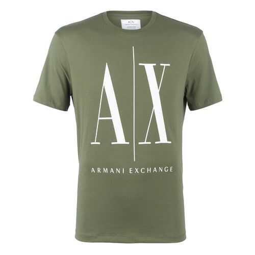 Футболка мужская Armani Exchange 8NZTPA ZJH4Z хаки XXL в Фамилия