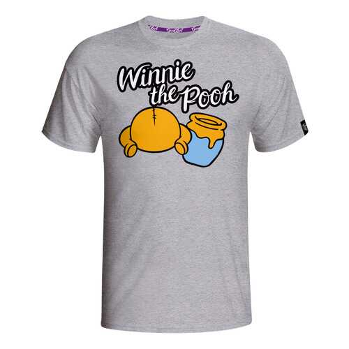 Футболка мужская Good Loot Winnie The Pooh серая XL в Фамилия