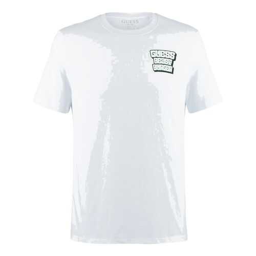 Футболка мужская Guess M0YI42-K8FQ0 белая XXL в Фамилия