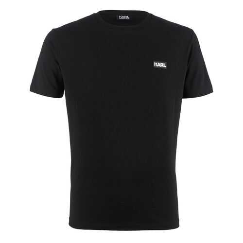 Футболка мужская Karl Lagerfeld 755027501221 черная XXXL в Фамилия
