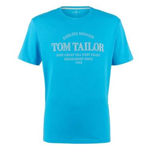 Футболка мужская TOM TAILOR 1021171 синяя XL в Фамилия