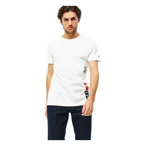 Футболка мужская Tommy Hilfiger MW0MW14312 белая XL в Фамилия