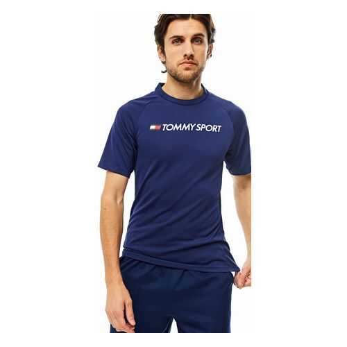 Футболка мужская Tommy Sport S20S200357 синяя M в Фамилия