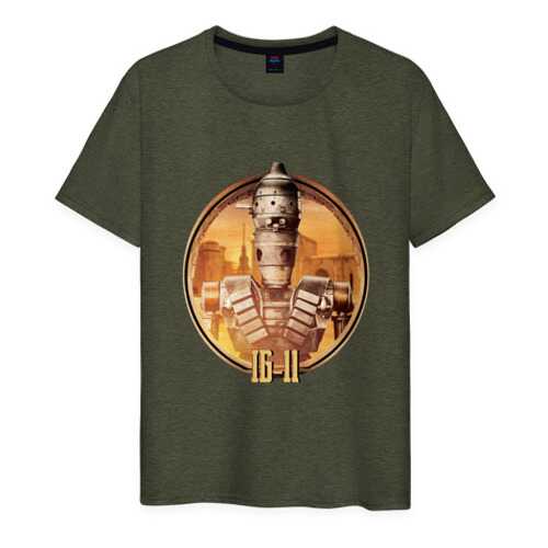 Футболка мужская ВсеМайки 2177795 хаки XXXL в Фамилия