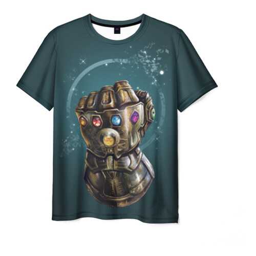 Футболка мужская ВсеМайки Infinity Gauntlet синяя 4XL в Фамилия