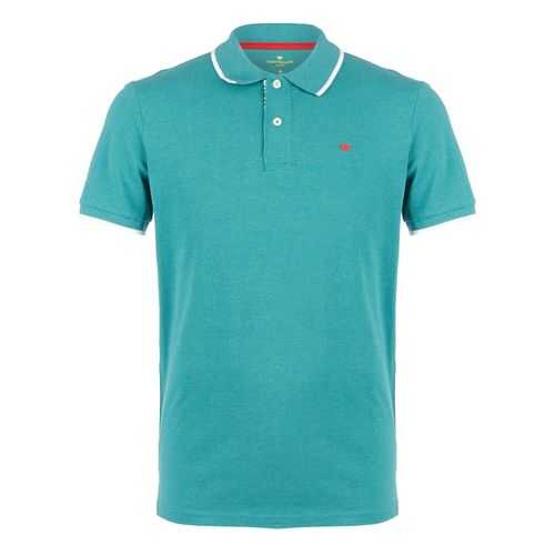 Футболка Поло мужская TOM TAILOR 1018145-22190 зеленая XL в Фамилия