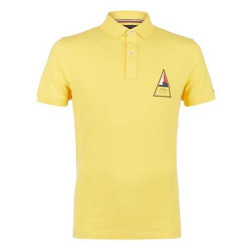 Футболка-поло мужская Tommy Hilfiger MW0MW13542 желтая S в Фамилия