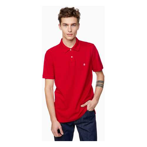 Футболка-поло мужская United Colors of Benetton 20A_3089J3179 красная XL в Фамилия
