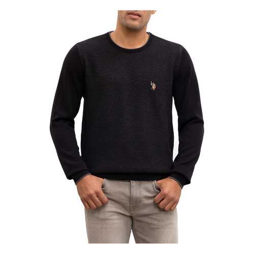 Джемпер мужской U.S. POLO Assn. G081SZ0TK0OTISSK9 черный M в Фамилия