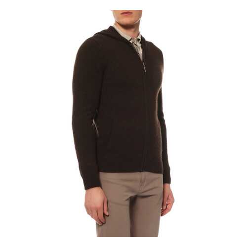 Кардиган мужской Mir cashmere YME16-025 коричневый 5XL RU в Фамилия