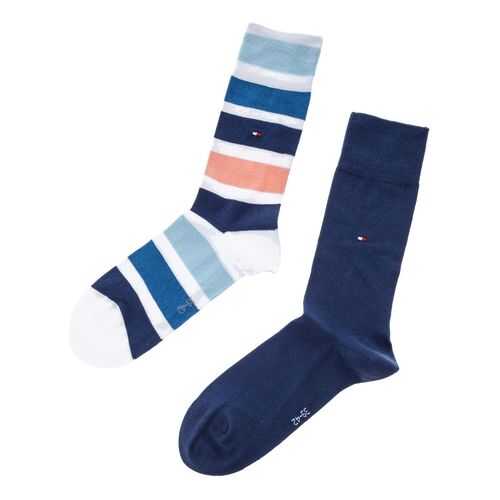 Набор носков мужских Tommy Hilfiger 320102001 синих 39-42 US в Фамилия