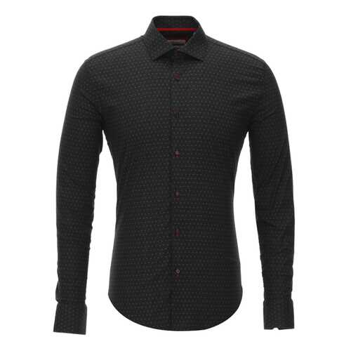 Рубашка мужская BAWER 2RY90012-01 черная XXL в Фамилия