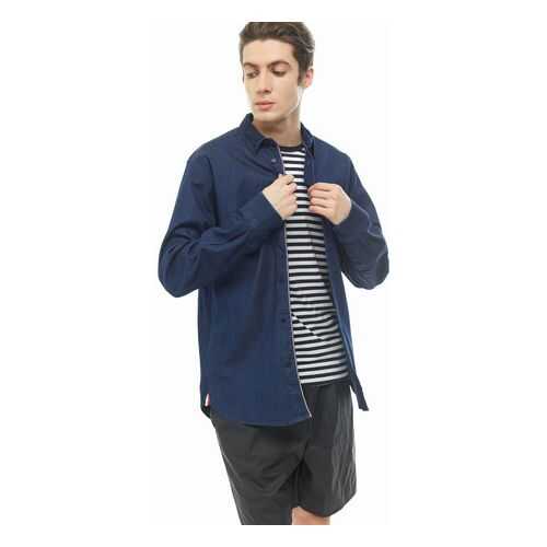 Рубашка мужская Tommy Hilfiger MW0MW12206 0GY синяя S в Фамилия