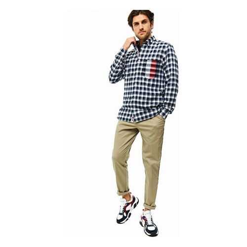 Рубашка мужская Tommy Hilfiger MW0MW13945 синяя M в Фамилия