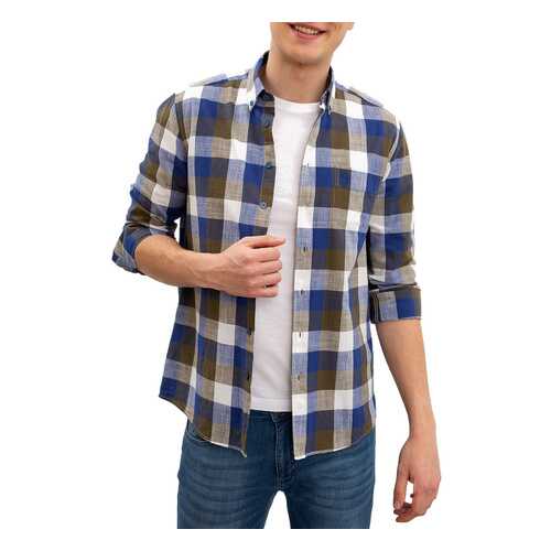 Рубашка мужская U.S. POLO ASSN. G081GL0040TESLAM зеленая XL в Фамилия