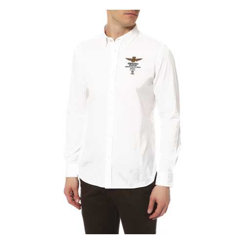 Сорочка мужская Aeronautica 182CA1074CT2239/73004 белая L в Фамилия