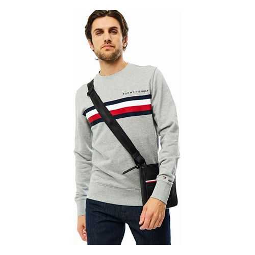 Свитшот мужской Tommy Hilfiger MW0MW14758 серый XL в Фамилия