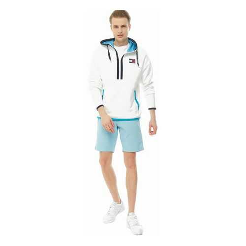 Толстовка мужская Tommy Jeans DM0DM07882 P1I white htr / multi белая XXL в Фамилия