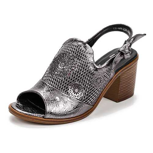 Босоножки женские Pierre Cardin 01806C30 серебристые 40 RU в Фамилия