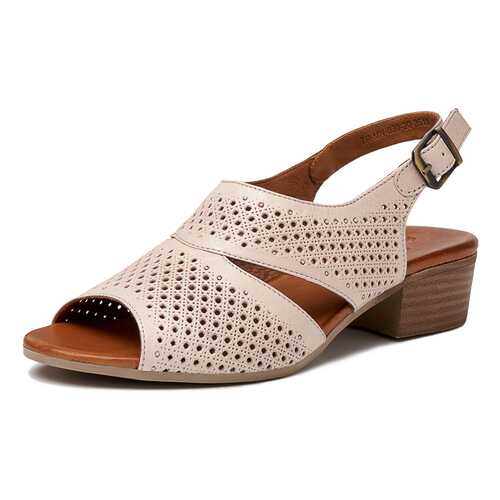 Босоножки женские Pierre Cardin TR-MN-030-20-3511 бежевые 39 RU в Фамилия