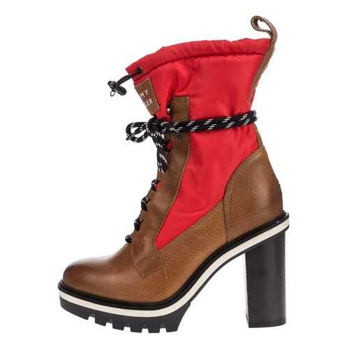 Ботинки женские Tommy Hilfiger FW0FW04345 681 коричневые 38 RU в Фамилия