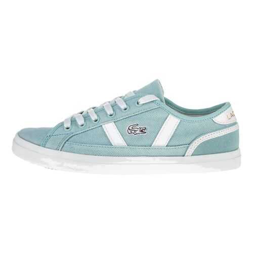 Кеды женские Lacoste 739CFA0017 бирюзовые 6 FR в Фамилия