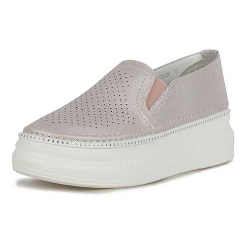 Слипоны женские Alessio Nesca K0611LC-2A розовые 39 RU в Фамилия