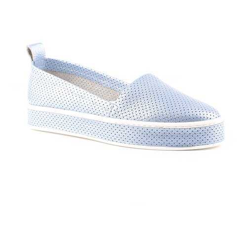 Слипоны женские Shoes Market 996-5006-59 синие 40 RU в Фамилия