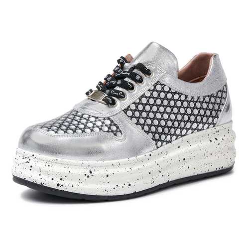 Кроссовки женские Pierre Cardin TR-MN-108-1617 серебристые 37 RU в Фамилия