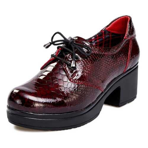 Полуботинки женские Pierre Cardin 710018187 красные 38 RU в Фамилия