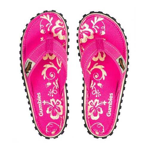 Шлепанцы женские Gumbies Islander Canvas Pink Hibiscus 2020 (37) в Фамилия